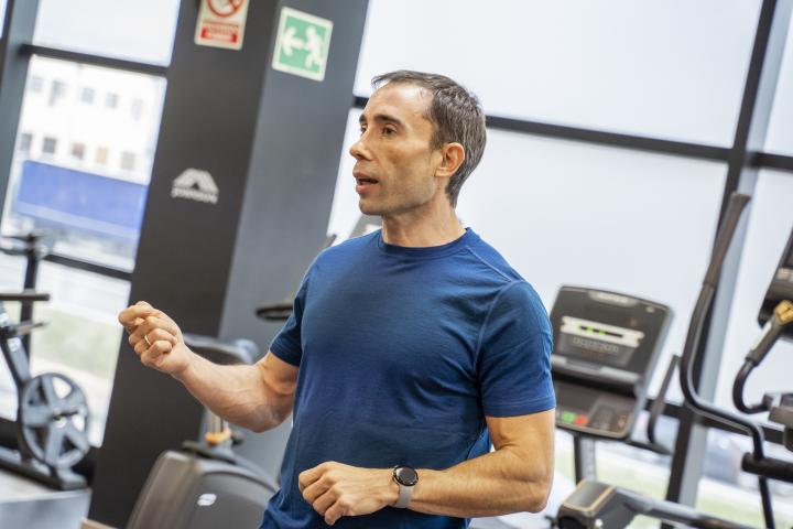 Marcos Vázquez, en la presentación del audiolibro 'Sabia Mente'.