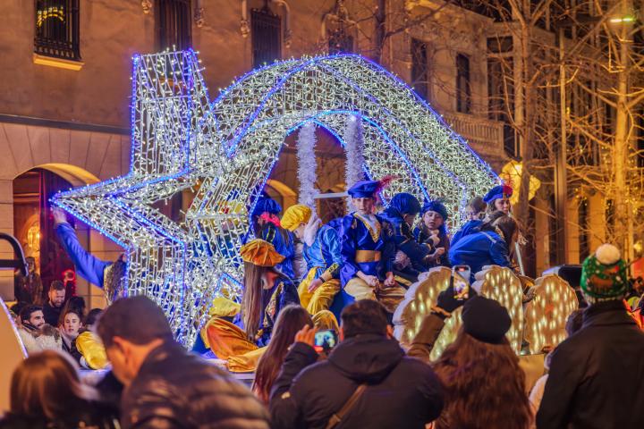 Foto de archivo de la cabalgata de Reyes en Granada, el 5 de enero de 2024.
