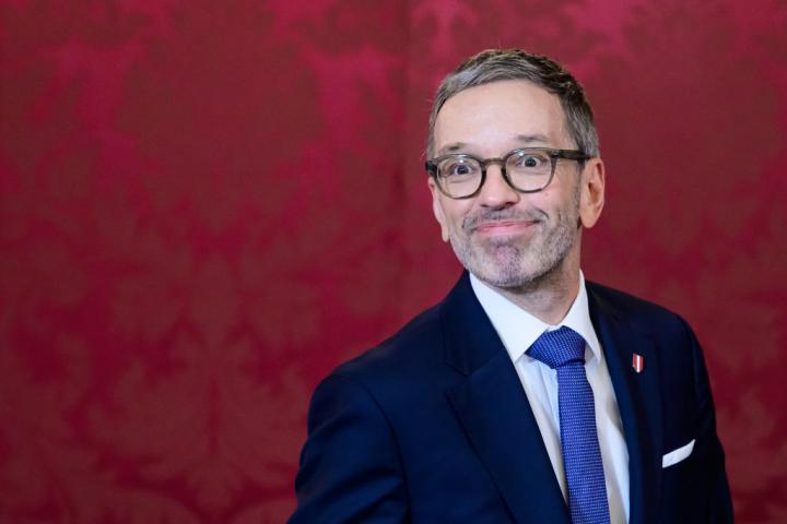 Herbert Kickl, líder de la ultraderecha austriaca (FPO) fotografiado en Viena, en una imagen de archivo.