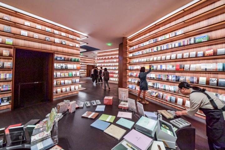 Interior de una librería, en una imagen de archivo