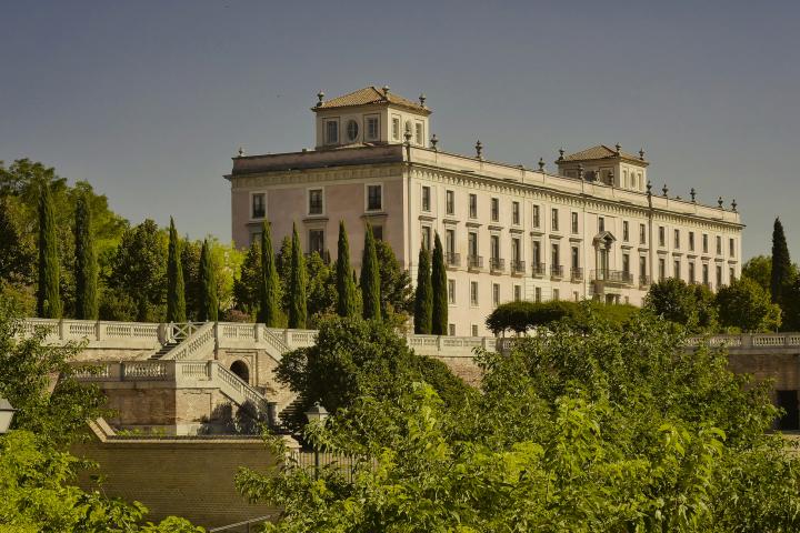 Imagen de archivo de la fachada del Palacio del Infante Don Luis, en Boadilla del Monte (Madrid), obra del afamado arquitecto Ventura Rodríguez, en 1765.