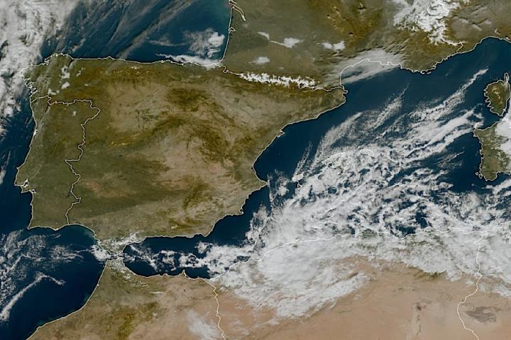 Mapa de previsión compartido por el meteorólogo Ángel Rivera