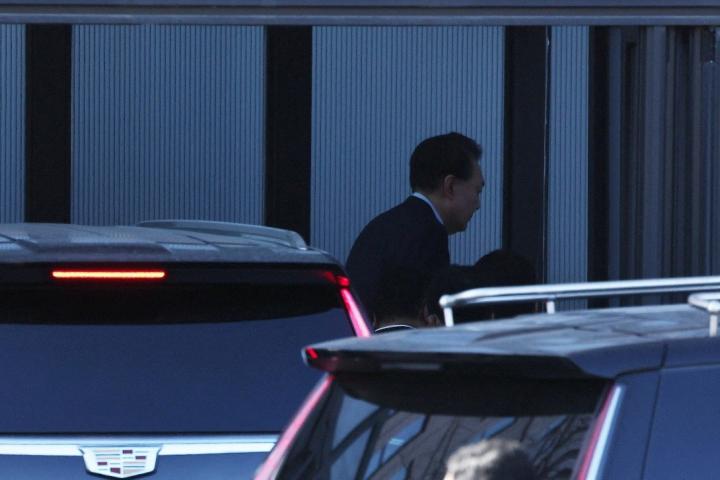 El expresidente de Corea del Sur, Yoon Suk Yeol, llega a la Oficina para los Casos de Corrupción de Altos Funcionarios.