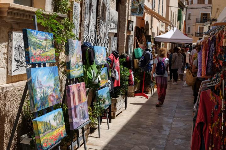 Mercadillo de la localidad mallorquina de Sineu