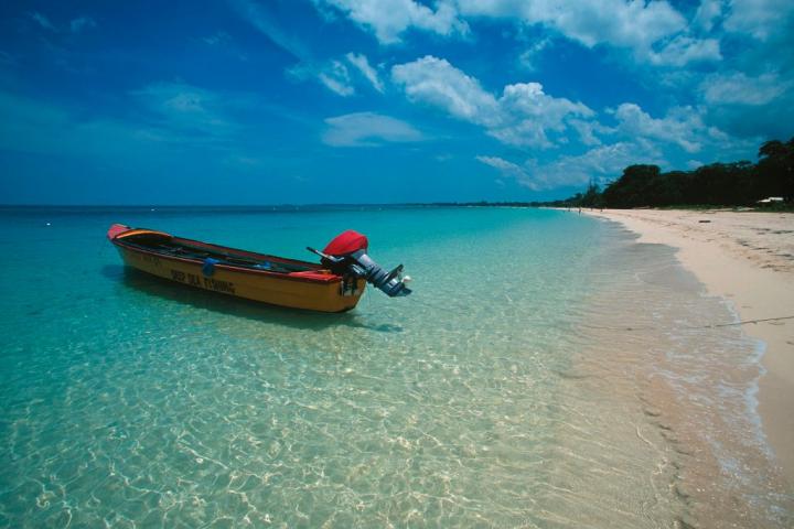 La playa de Negril (Jamaica)