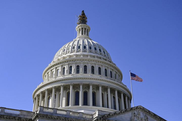 Imagen de la cúpula del Capitolio de Estados Unidos, en una imagen de archivo.