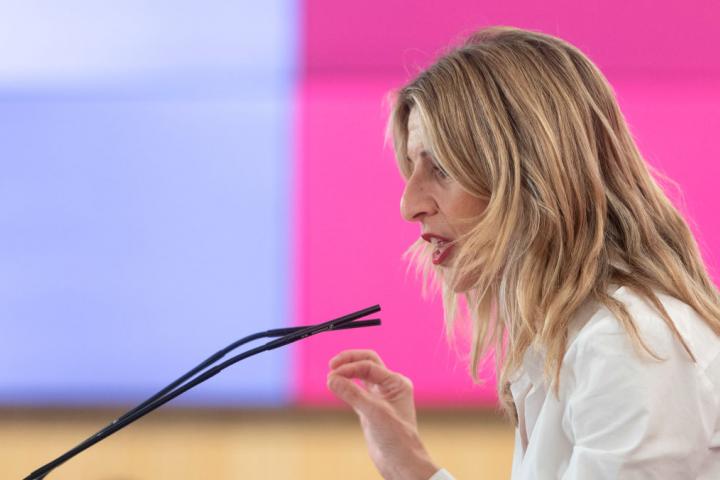 La vicepresidenta segunda del Gobierno y ministra de Trabajo, Yolanda Díaz, en una imagen de archivo.