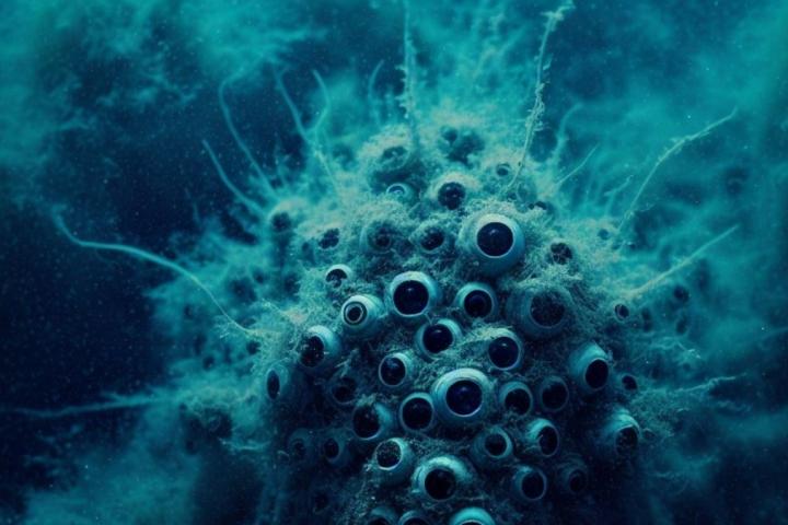 Recreación de esta nueva especie con 24 ojos