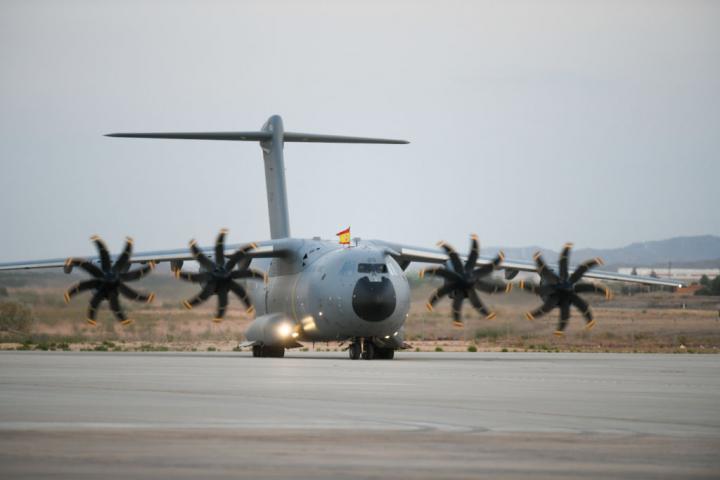 Un A400M del Ejército del Aire y del Espacio, en una imagen de archivo