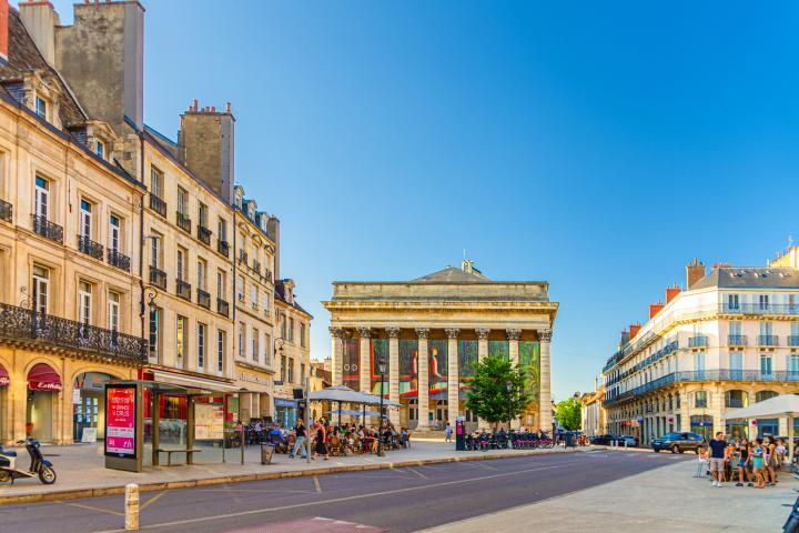 Vista de Dijon (Francia)
