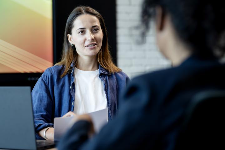 Imagen de recurso de una entrevista de trabajo