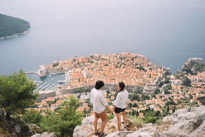 Vista de la ciudad croata de Dubrovnik.