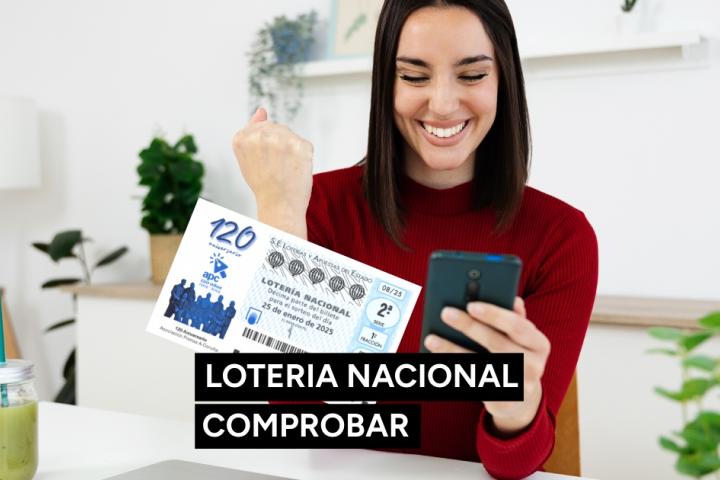 Lotería Nacional hoy sábado 25 de enero en directo: resultados y comprobar números.