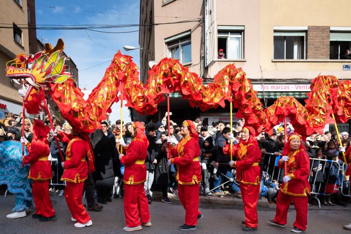 Desfile del Año Nuevo Chino en Madrid en una edición anterior.