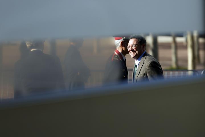 El fiscal general del Estado, Álvaro García Ortiz, tras el acto de entrega de despachos a los 137 integrantes de la LXXIII promoción de la Carrera Judicial.