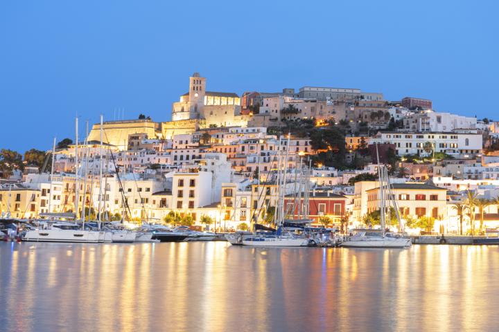 Imagen de archivo del casco viejo de Ibiza (Baleares).