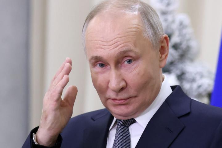 Vladimir Putin, durante un reciente discurso