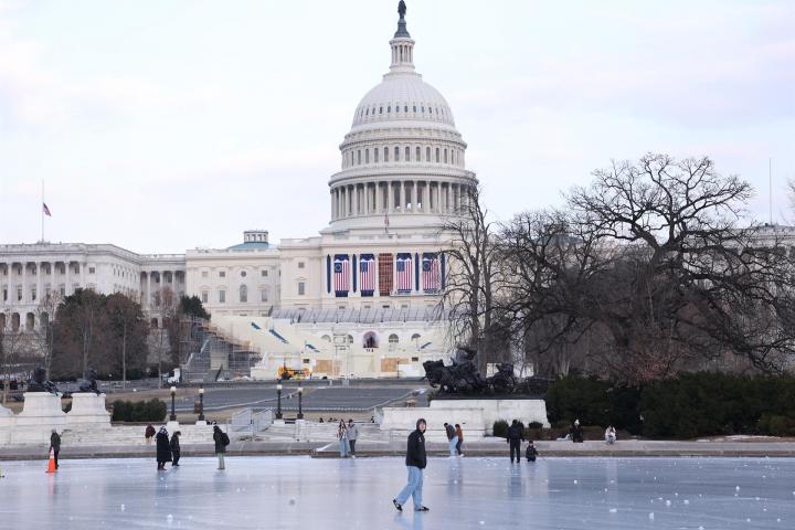 Vista general del Capitolio de Estados Unidos