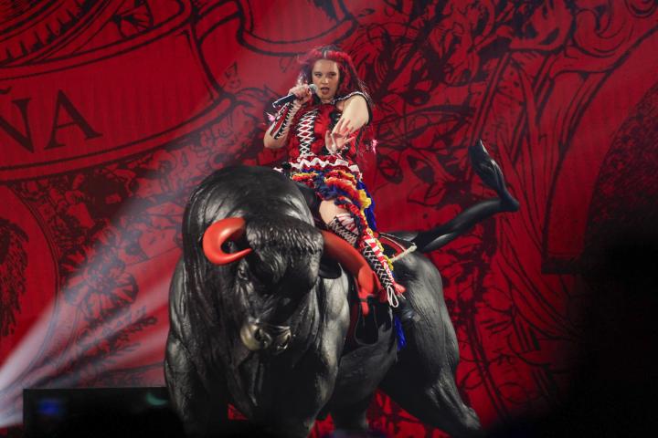 DeTeresa en la segunda semifinal del Benidorm Fest 2025.