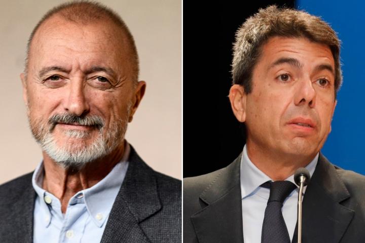 Fotomontaje de Arturo Pérez-Reverte y Carlos Mazón