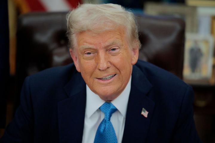 El presidente Donald Trump en el Despacho Oval de la Casa Blanca