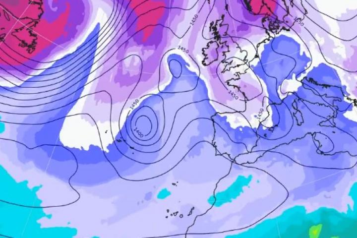 Mapa de AEMET para los próximos días