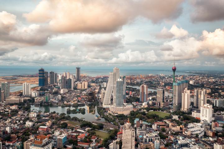 Vista de Colombo, capital de Sri Lanka