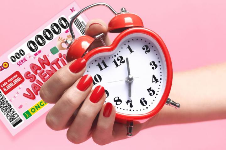 Horario y dónde ver el Cuponazo de San Valentín de la ONCE 2025.
