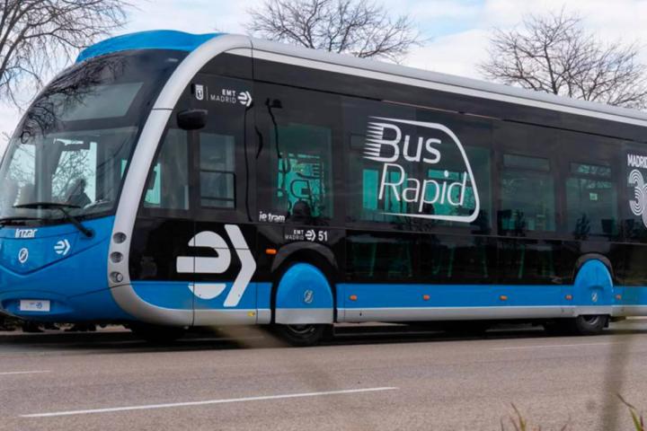 Bus Rapid de Irizar en Madrid