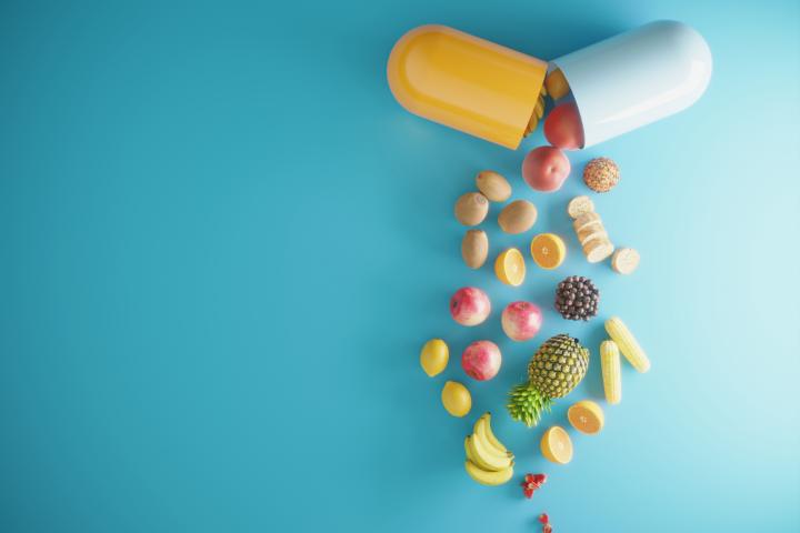 Ilustración de complemento alimenticio