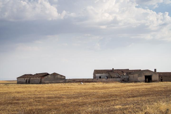 Un pueblo abandonado en la provincia de Salamanca, en una imagen de archivo.