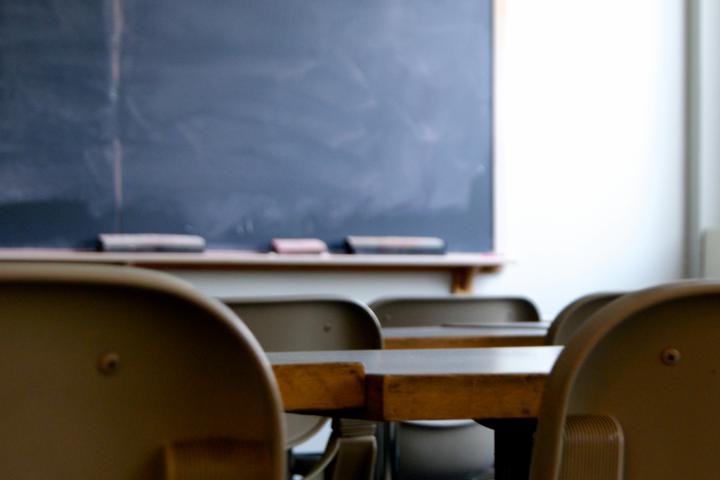 Imagen del aula de un centro educativo.