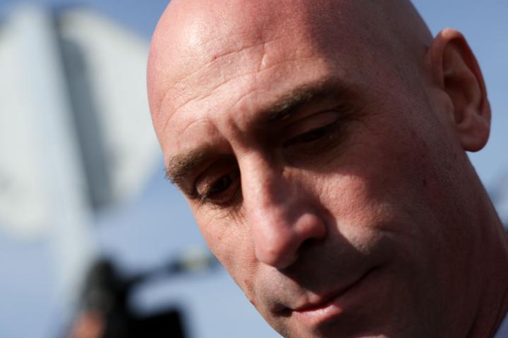 Luis Rubiales, a la salida de la Audiencia Nacional hace unos días