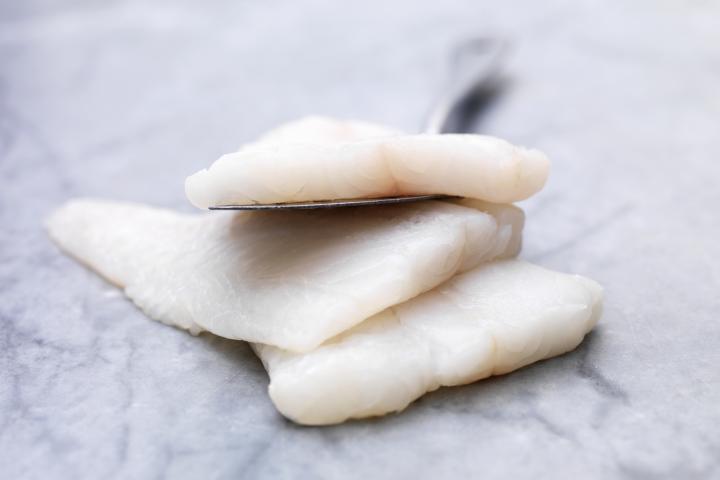 Imagen de archivo de unos filetes de bacalao.