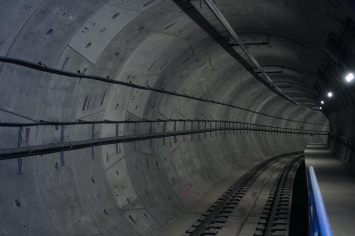 Imagen de recurso de un tunel de tren
