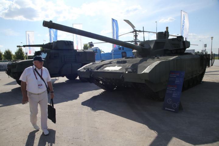 Un T-14 MBT ruso, en una imagen de archivo.