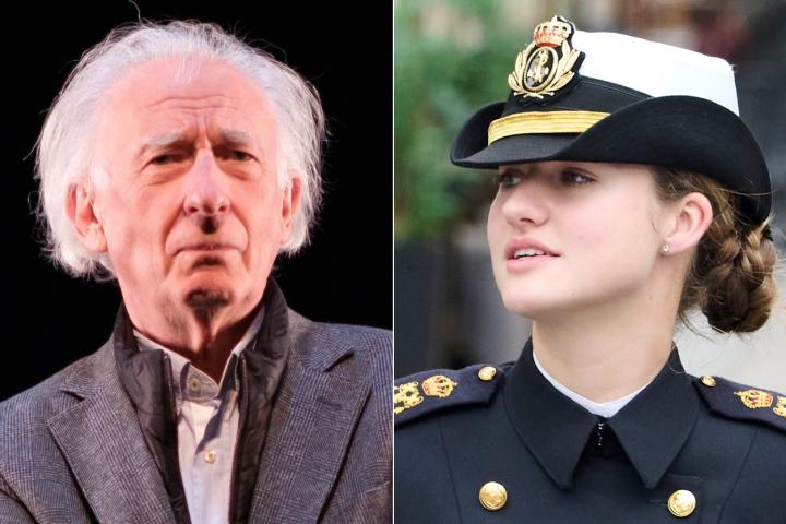 Albert Boadella y la princesa Leonor