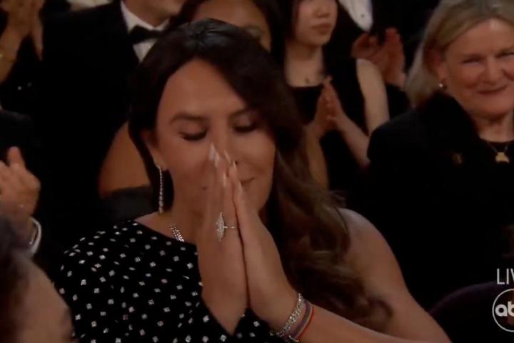 Karla Sofía Gascón, en los Premios Oscar 2025.