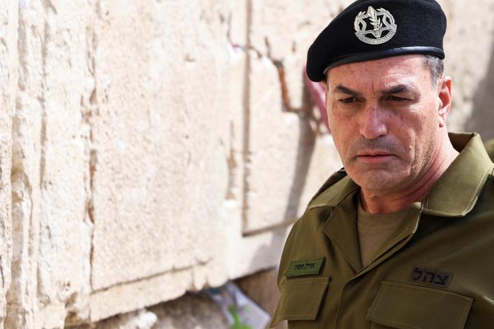Eyal Zamir, el nuevo jefe del Estado mayor Ejército Israel (IDF), en la ciudad vieja de Jerusalén.