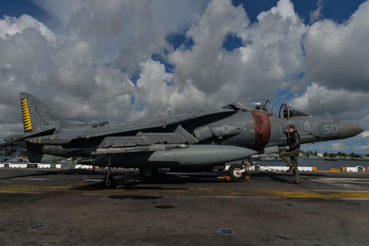 Harrier AV8B, en una imagen de archivo