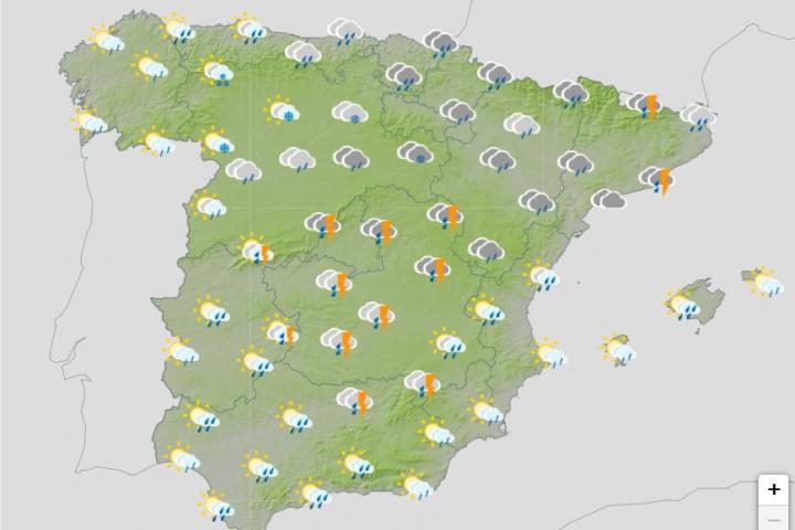 Previsión de AEMET para los próximos días
