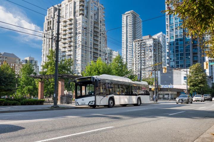 Solaris (Grupo CAF) se adjudica un contrato para el suministro de 107 trolleybus en Vancouver (Canadá) por 120 millones.