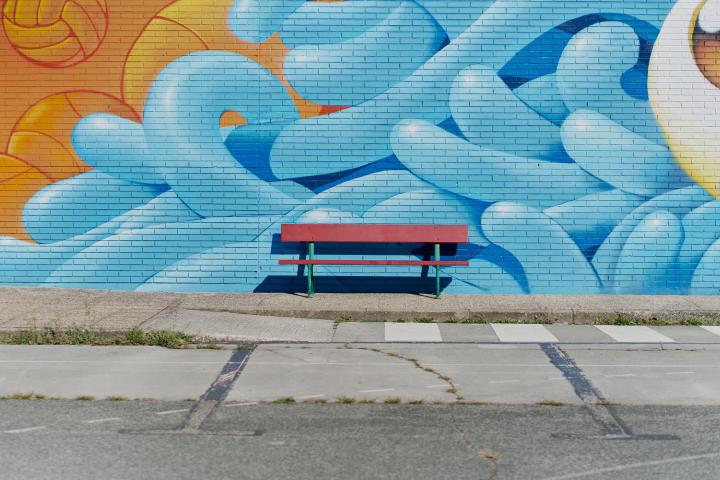 Un mural, en una imagen de archivo