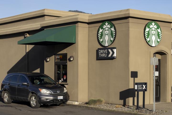 Autoservicio de Starbucks en EEUU