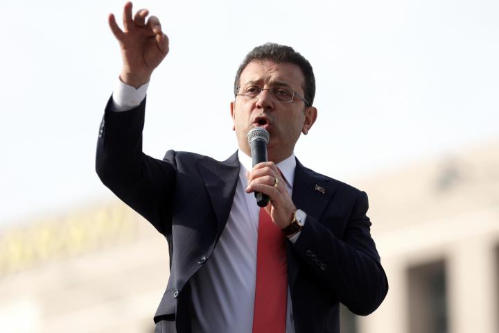 Ekrem Imamoglu, alcalde de Estambul y potencial candidato del progresista CHP en las próximas elecciones presidenciales de Turquía.