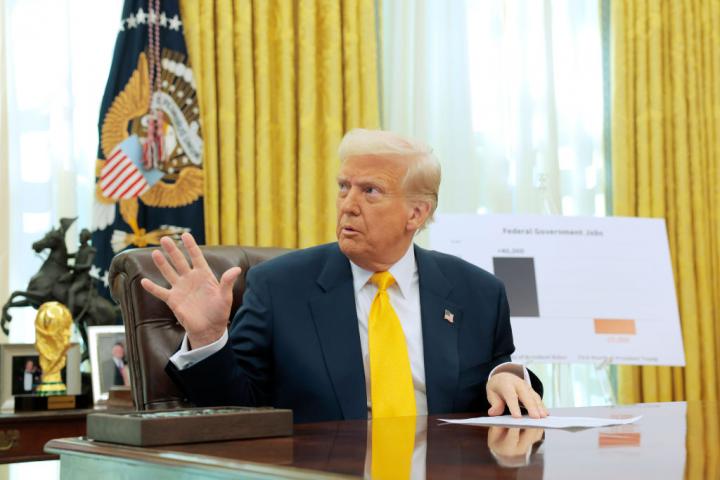 Donald Trump, en el Despacho Oval