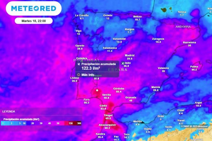 Mapa actualizado de este jueves.