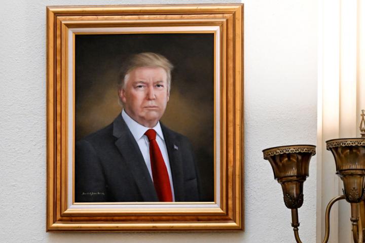 El retrato de la polémica de Donald Trump