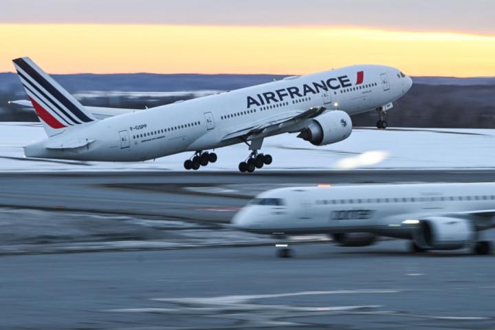 Imagen de archivo de un avión de la aerolínea gala Air France, un Boeing 777-228ER.