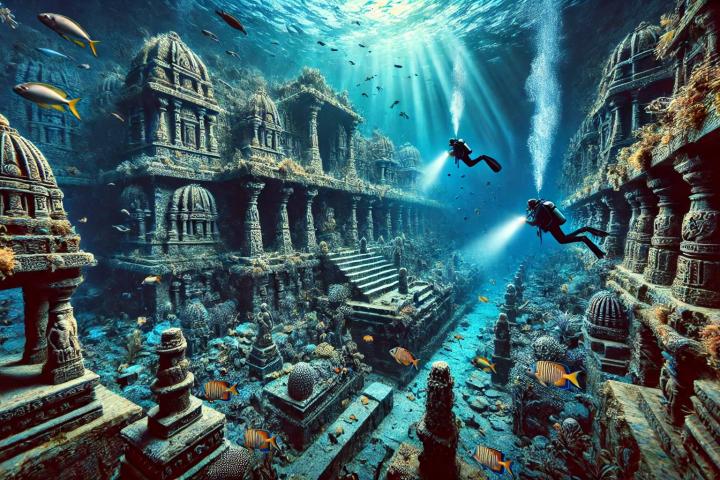 Recreación de una ciudad sumergida